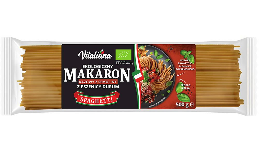 Vitaliana, Wholegrain Durum Wheat Spaghetti, 500g