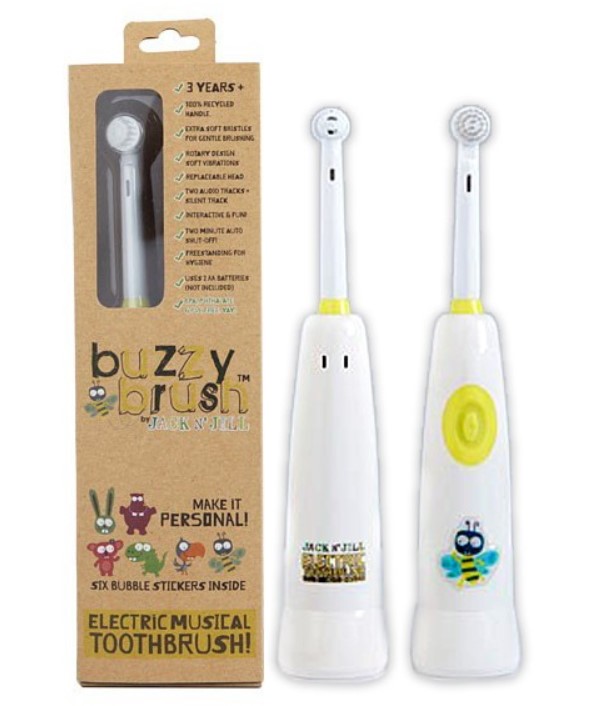 Jack N' Jill, Kids Electric Musical Toothbrush Buzzy Brush (3+ yrs)