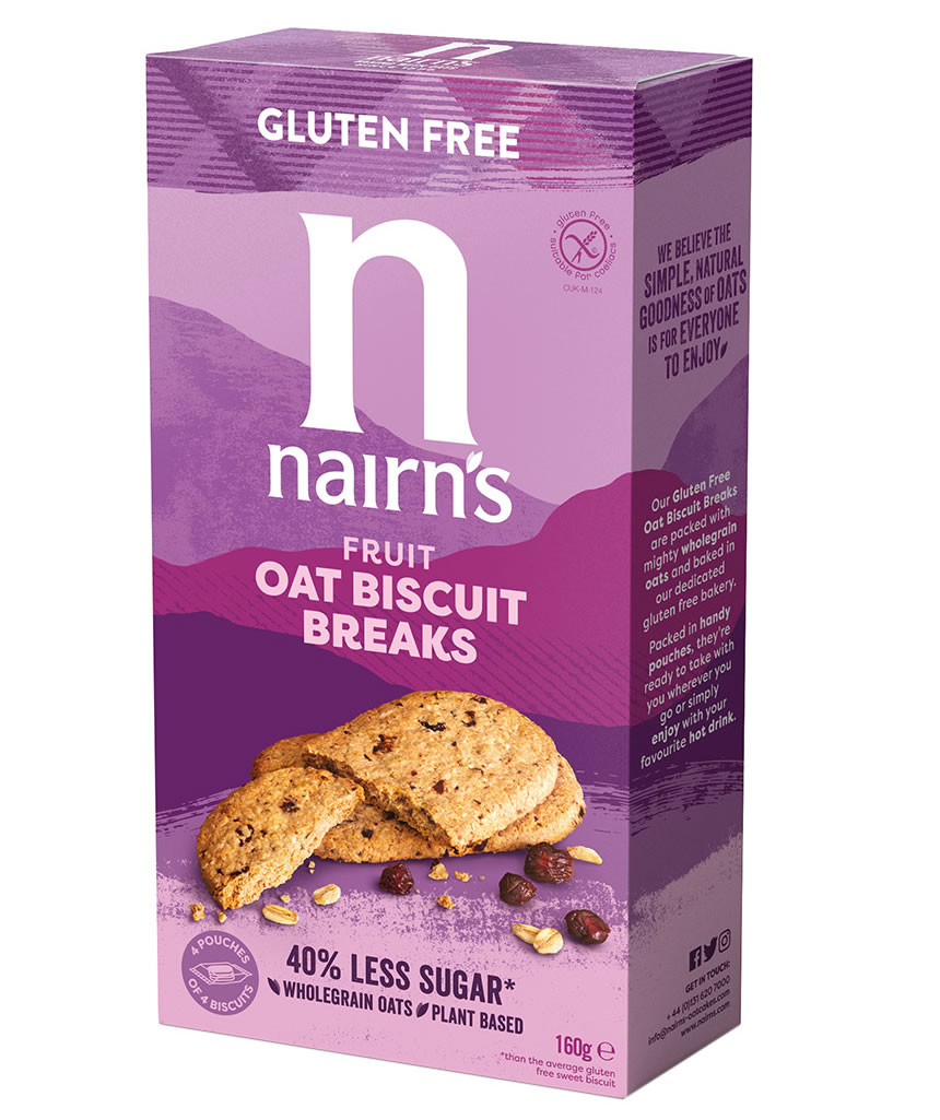 Nairn's, Fruit Oat Biscuit Breaks, 160g