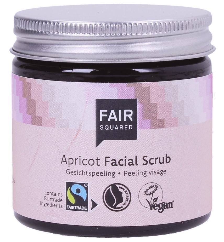 Fair Squared, Facial Scrub Apricot, 50ml