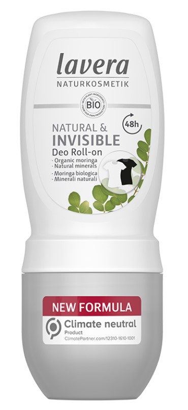 Lavera, Deodorant Roll On Natural & Invisible - Moringa, 50ml