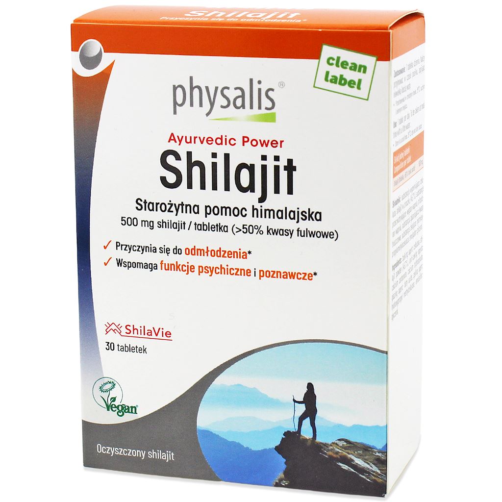 Physalis, Ayurverdic Power Shilajit - Mumie, 30 tablets