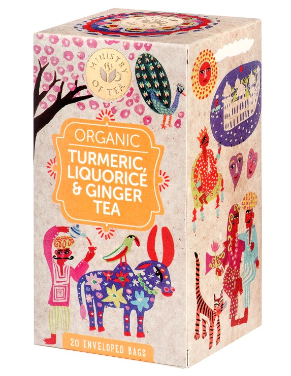 Turmeric, Liquorice & Ginger Tea, 20 bags