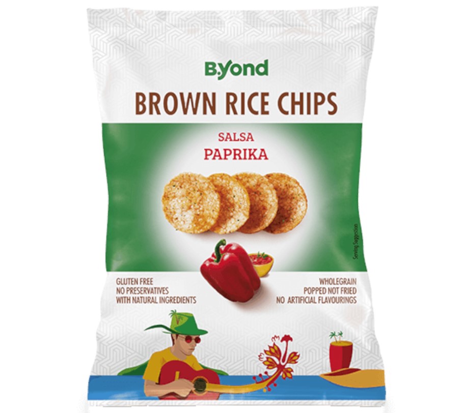 Brown Rice Chips Salsa Paprika, 60g