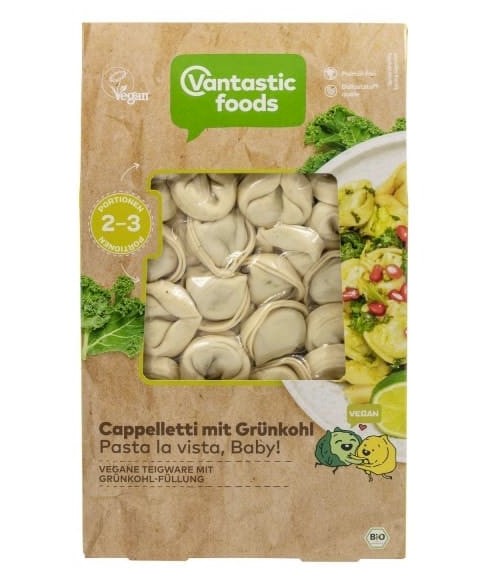 Vantastic foods, Vantastic Cappelletti Kale, 250g