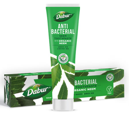 Dabur Neem Toothpaste with Neem, 100ml