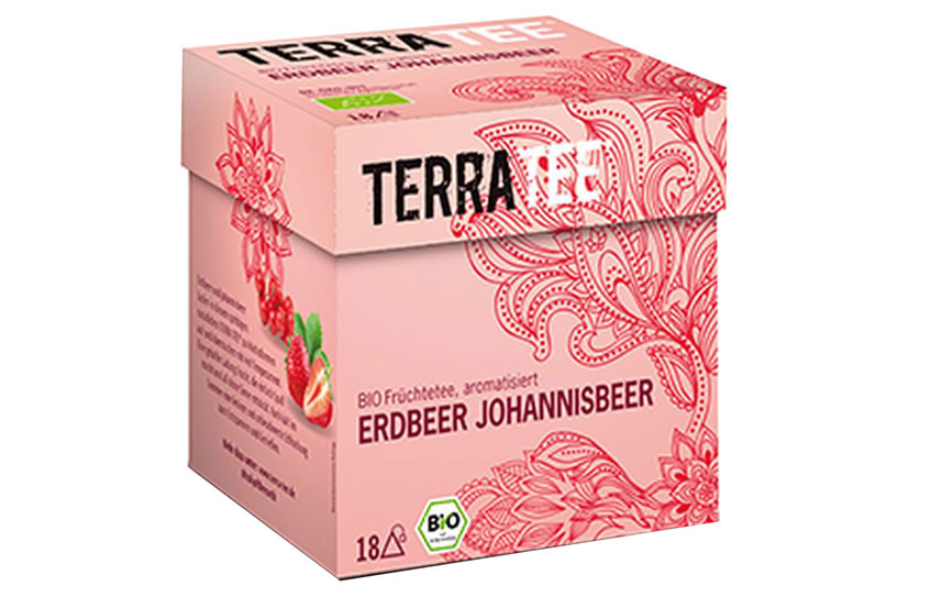 Terra Tee, Fruit Tea with Strawberry & Currant taste, 18 bags