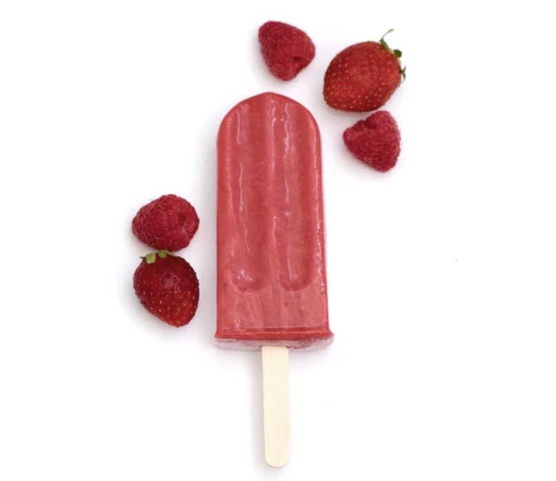 BOBO pops, Strawberry Raspberry Ice-Cream