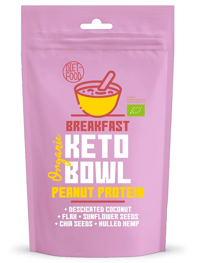 Diet-food, Keto Bowl Peanut Protein, 200g
