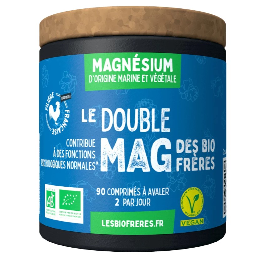 Les Bio Freres, Double Magnesium, 90 tablets