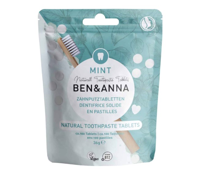 Natural Toothpaste Tablets “Mint” without Fluoride