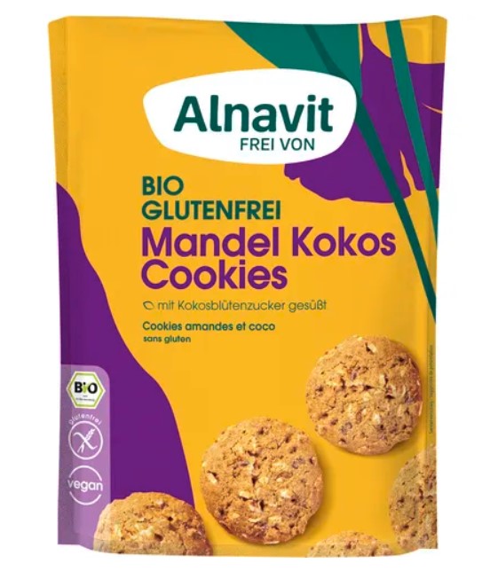 Alnavit, Almond Coconut Cookies, 125g