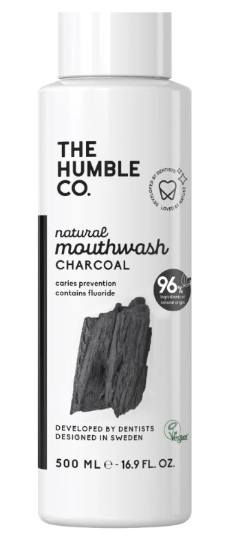 The Humble Co, Mouthwash Charcoal, 500ml