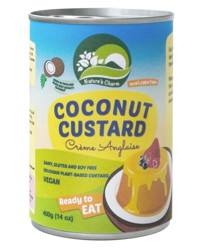 Nature’s Charm, Coconut Custard, 400ml