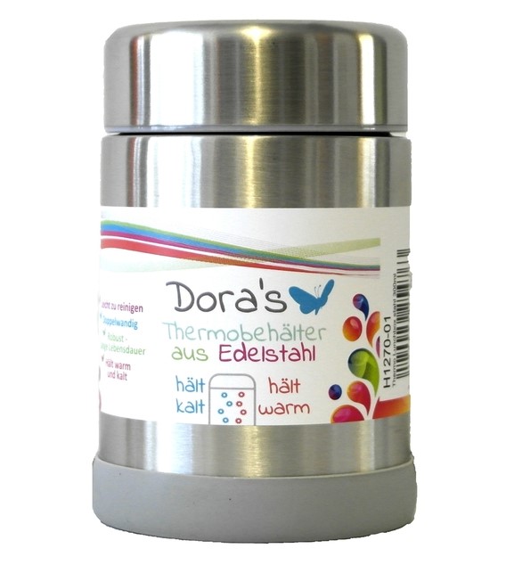 Dora's, Thermal Lunchbox Stainless Steel, 450ml