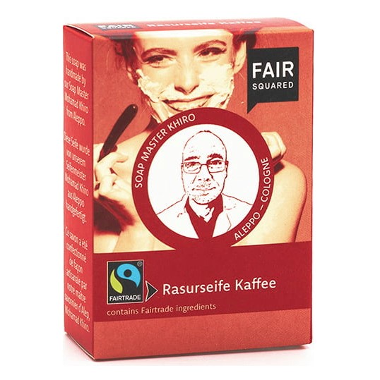 Fair Squared, Coffee Shaving Soap with Shea Butter, 80g