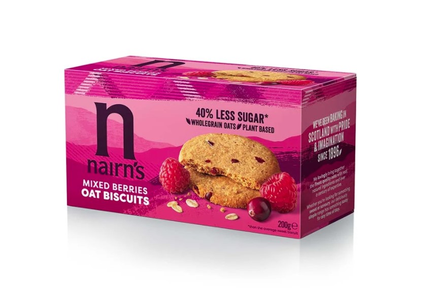Nairn's, Mixed Berries Oat Biscuits, 200g