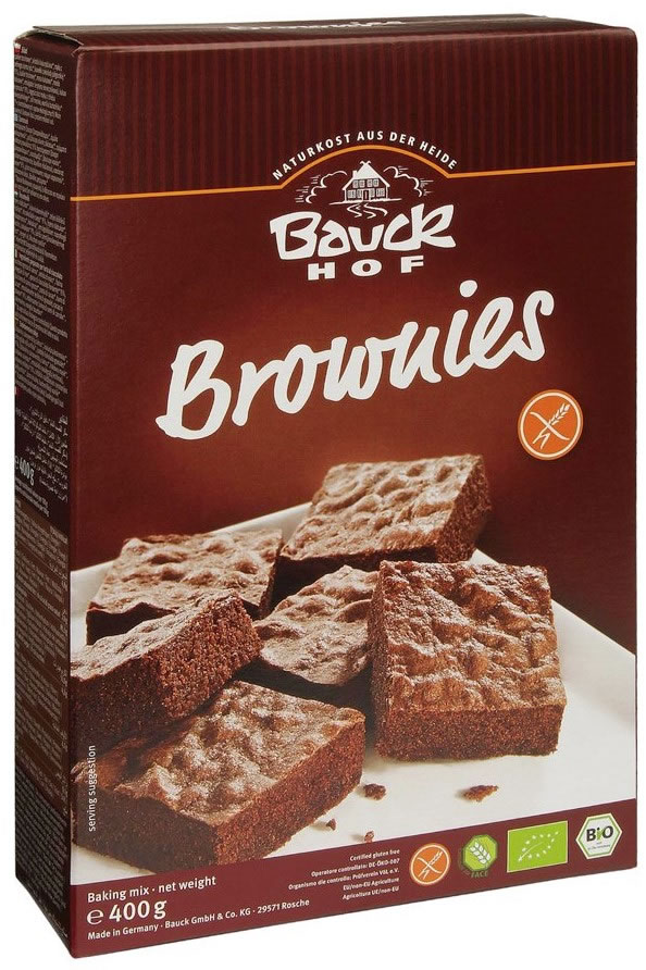 Bauck Hof, Brownies Baking Mix, 400g