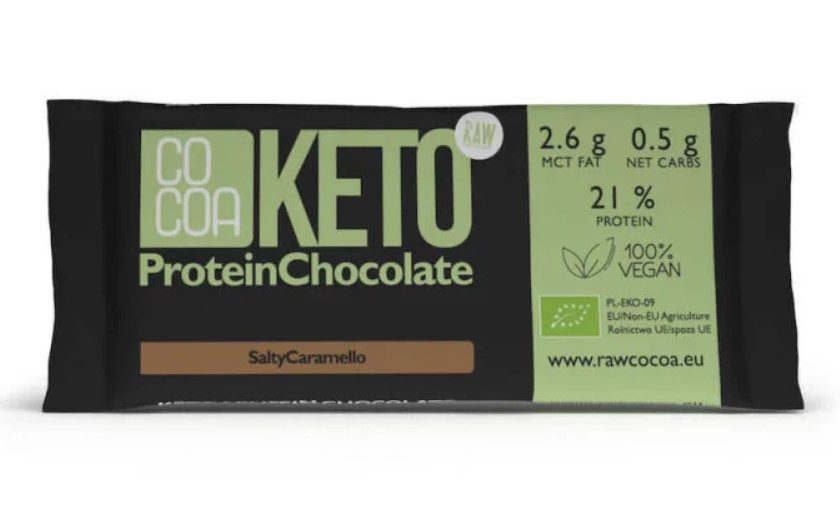 Cocoa, Keto Protein Chocolate Salty Caramello, 40g