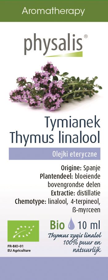 Physalis, Thyme Linalool Essential Oil, 10ml