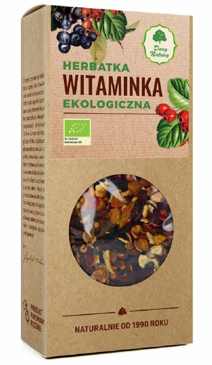 Dary Natury, Aronia & Hawthorn Fruit Tea, 100g