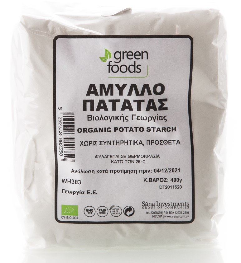 Green Foods, Potato Starch, 400g