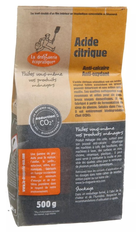 La Droguerie Ecopratique, Citric Acid, 500g