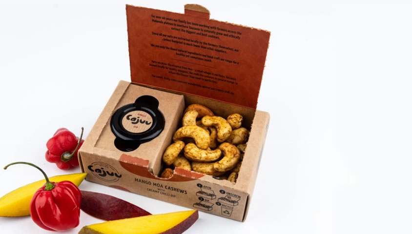 Mango Moa Cashew Nuts Tray with Chilli Dip, 100g