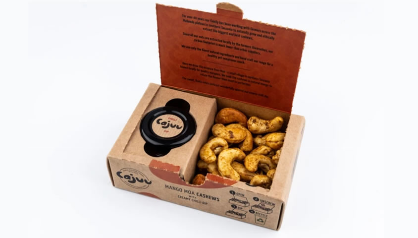 Mango Moa Cashew Nuts Tray with Chilli Dip, 100g