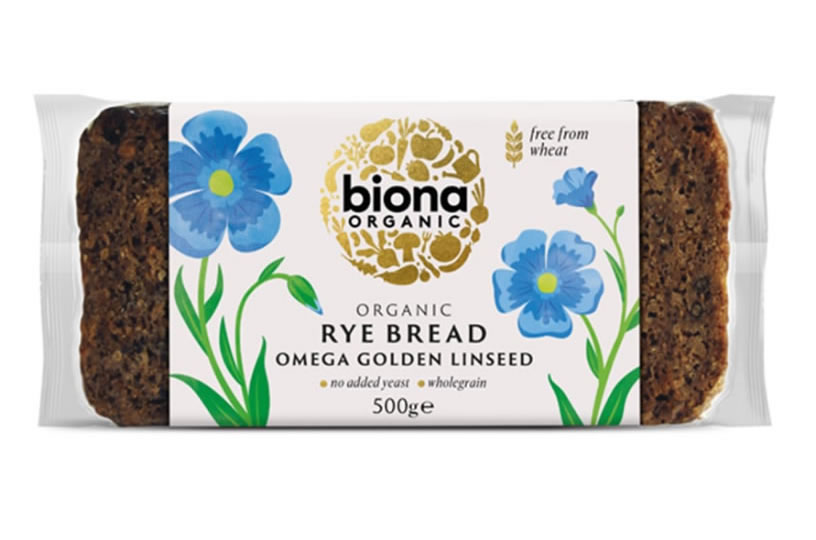 Rye Bread Omega Golden Linseed, 500g