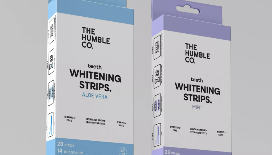 The Humble Co, Whitening Strips - Aloe vera