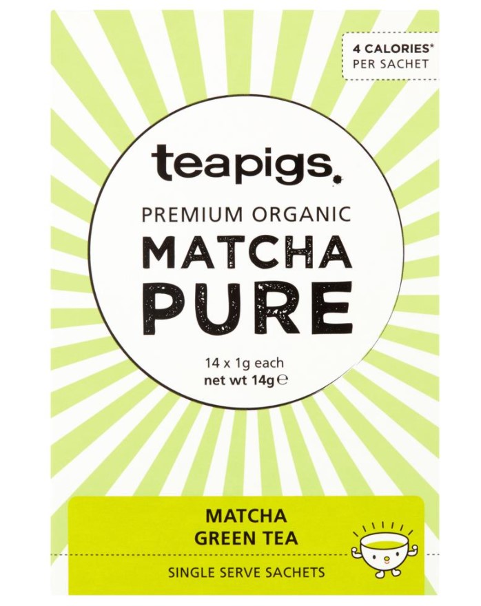 Teapigs, Premium Matcha Sachets, 14x1g