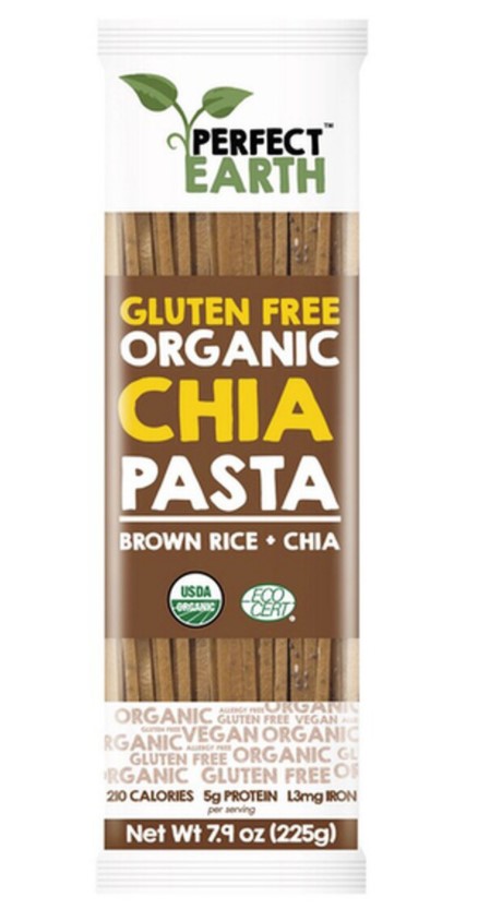 Perfect Earth, Brown Rice & Chia Pasta, 250g