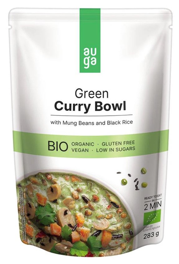 Green Curry Bowl with Mung Beans and Black Rice, 283g