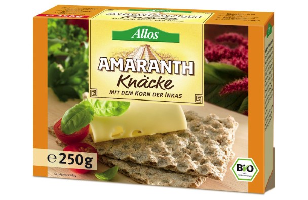 Amaranth Crispbread Natural, 250g