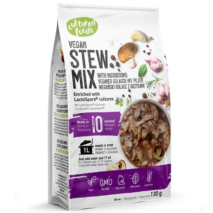 Cultured Foods, Soy Stew Mix with Mushrooms, 130g