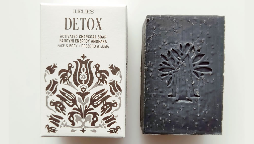 111elies, Detox Activated Charcoal Soap, 100g