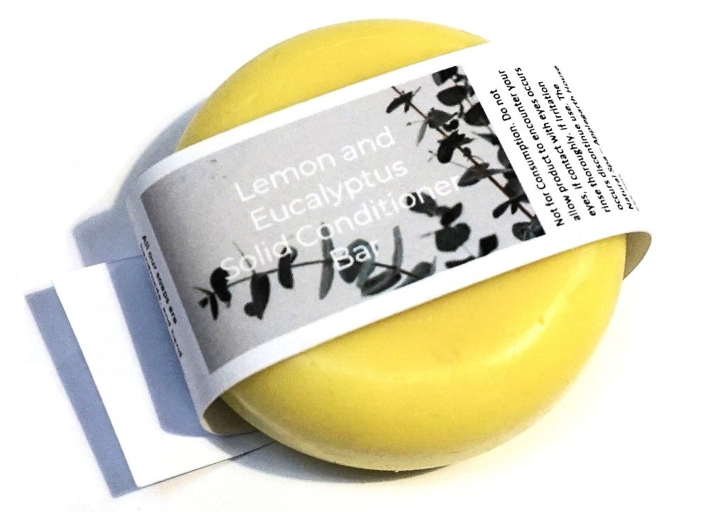 Lemon Eucalyptus Solid Conditioner, 60g