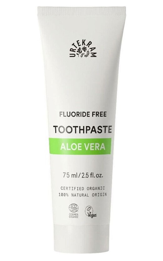 Urtekram, Aloe Vera Toothpaste Fluoride Free, 75ml