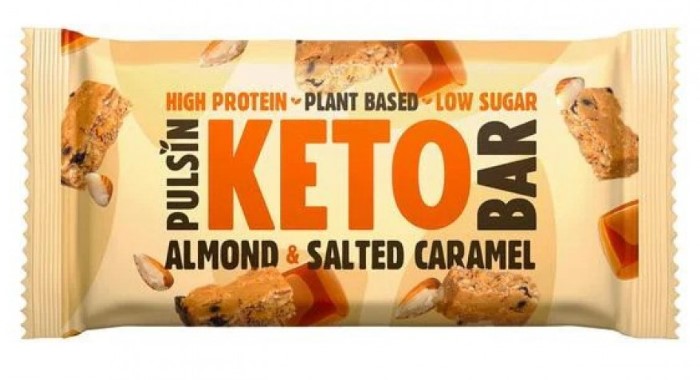 Keto Almond Salted Caramel Bar, 50g