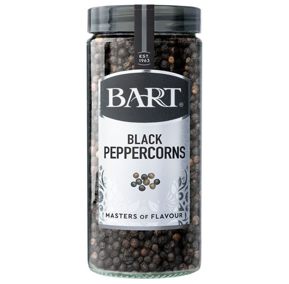 Bart, Black Peppercorns - Mill, 40g