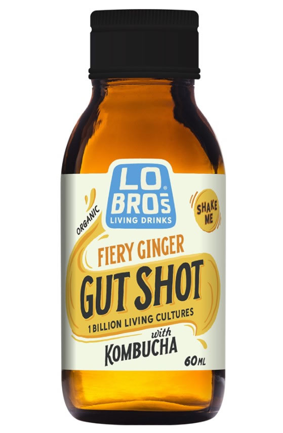 Kombucha Gut Shot Fiery Ginger, 60ml