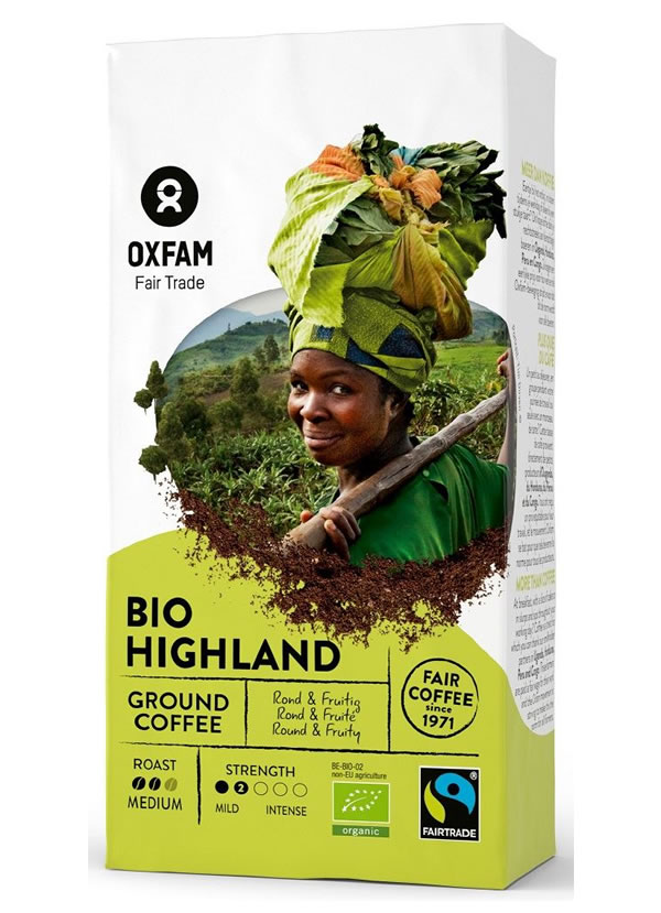 Oxfam, Ground Coffee Highland Arabica, 250g