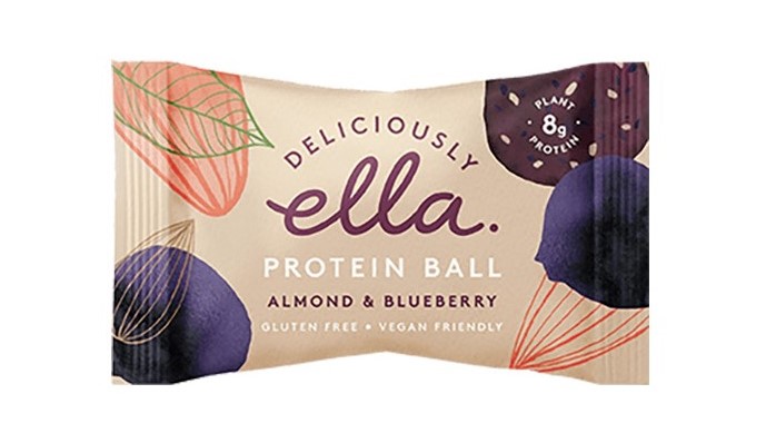 Deliciously Ella, Almond Blueberry Protein Ball, 50g