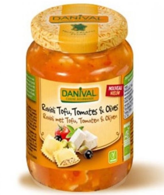 Danival, Ravioli with Tofu, Tomatoes & Olives, 670g