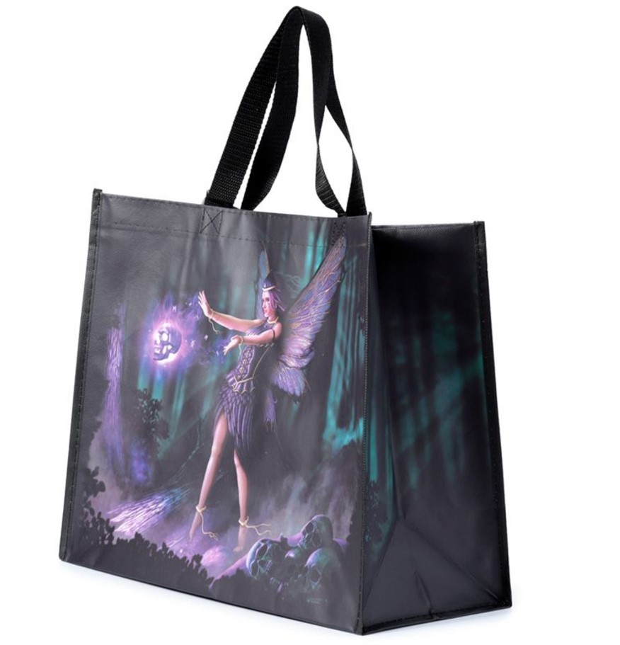 Natasha Faulkner Dark Fairy & Skull Reusable Shopping Bag