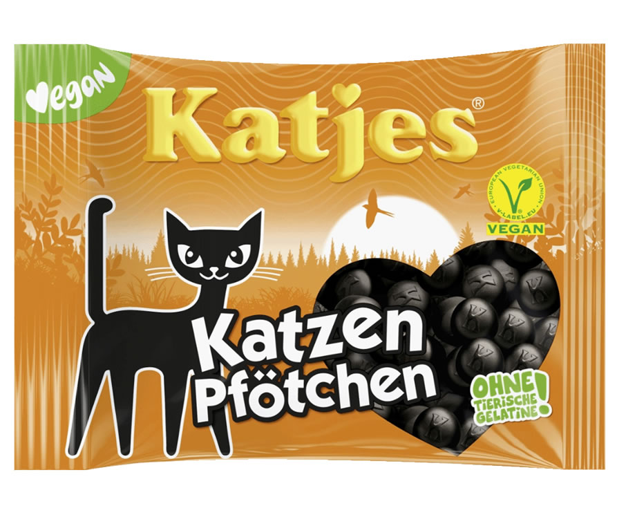 Katjes, Liquorice - Cat's Paws, 175g