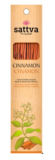 Sattva, Indian Cinnamon Incense (15pcs.), 30g