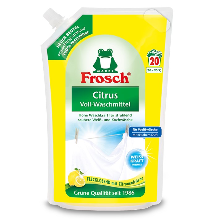 Frosch, Citrus Laundry Detergent, 2L