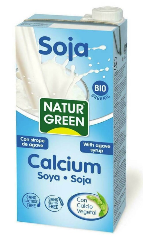 Naturgreen, Soya Milk with Calcium, 1L